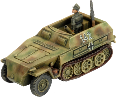 Flames of War: German SD KFZ 250 Scout Troop (Late War)