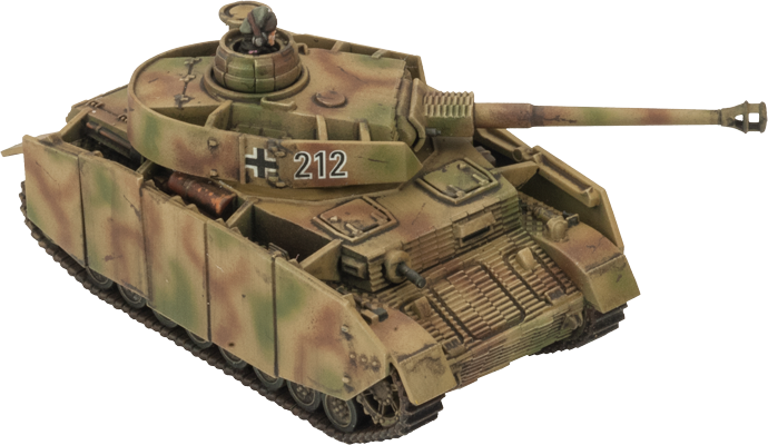 Flames of War: German Panzer IV (Late) Tank Platoon (Mid War)