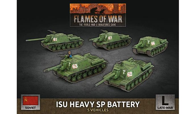 Flames of War: Soviet ISU Heavy SP Battery (Late War)