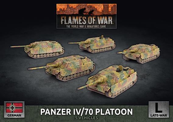 Flames of War: German Panzer IV/70 Platoon (Late War)
