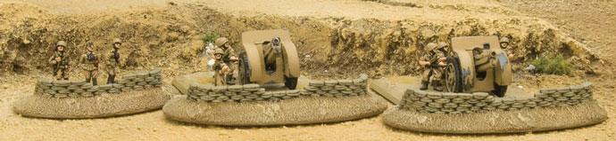 Flames of War: Desert Sandbags - Dug In Markers