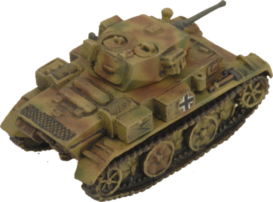 Flames of War: German Luchs (Panzer II) Scout Troop (Mid War)
