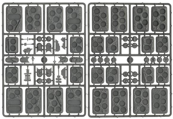 Flames of War: Soviet Plastic Bases - Rubble