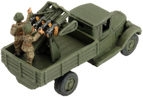 Flames of War: Soviet Quad Maksim AA MG (Early War)