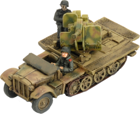 Flames of War: German SD KFZ 10/4 Light AA Platoon (Late War)