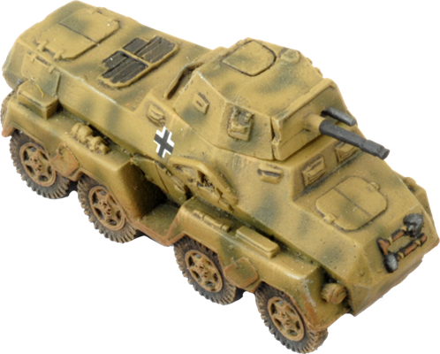 Flames of War: German SD KFZ 231 SS Scout Troops (Late War)