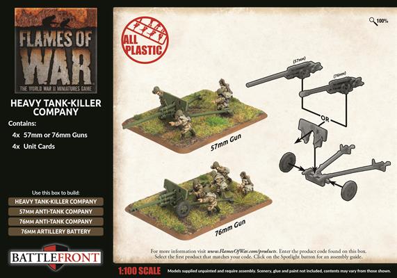 Flames of War: Soviet Heavy Tank-Killer Company (Late War)