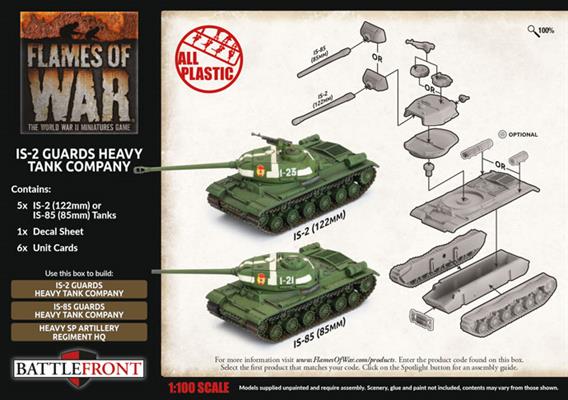 Flames of War: Soviet IS-2 Guards Heavy Tank Company (Late War)