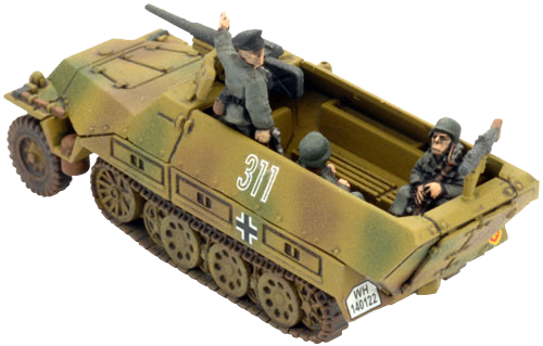 Flames of War: German SD KFZ 251 Transports (Late War)