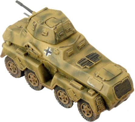 Flames of War: German SD KFZ 231 SS Scout Troops (Late War)