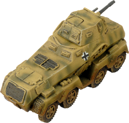 Flames of War: German SD KFZ 231 SS Scout Troops (Late War)