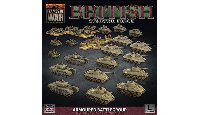 Flames of War: British Starter Force - Armoured Battlegroup Army Deal (Late War)