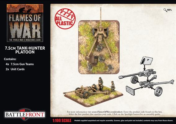 Flames of War: German 7.5cm Tank-Hunter Platoon (Late War)
