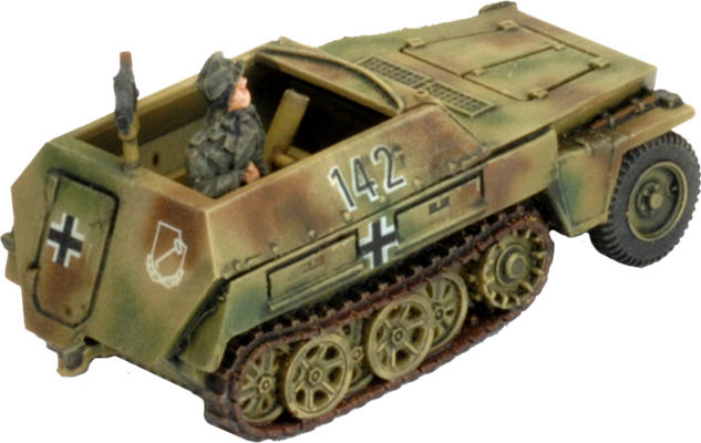 Flames of War: German SD KFZ 250 Scout Troop (Late War)
