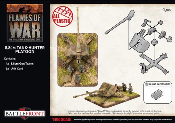 Flames of War: German 8.8cm Tank-Hunter Platoon (Late War)