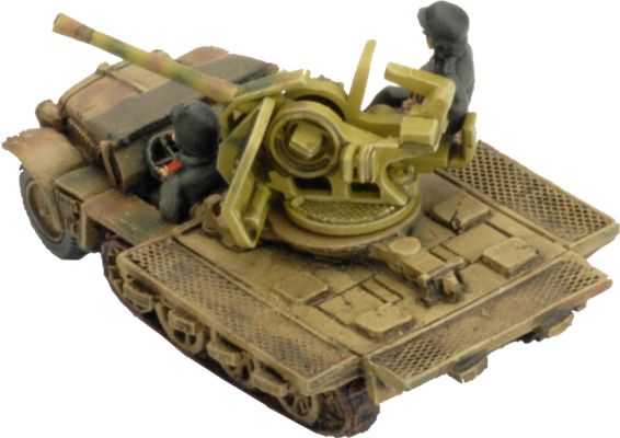 Flames of War: German SD KFZ 10/4 Light AA Platoon (Late War)