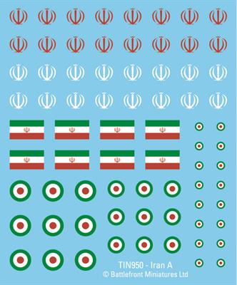 Team Yankee: Iranian Decal Set
