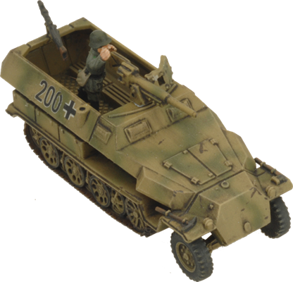 Flames of War: German SD KFZ 251 Half-Tracks (Mid War)