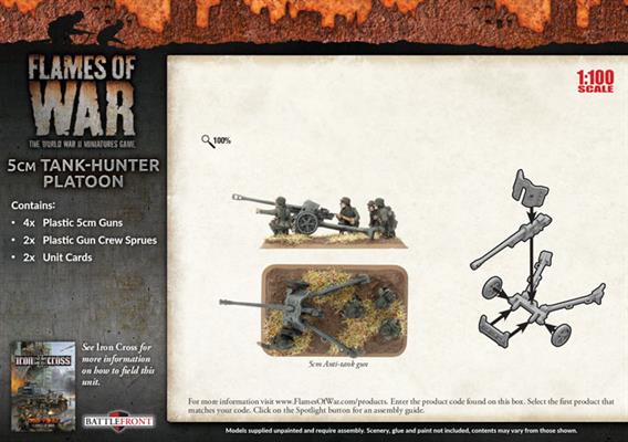 Flames of War: German 5cm Tank-Hunter Platoon (Mid War)