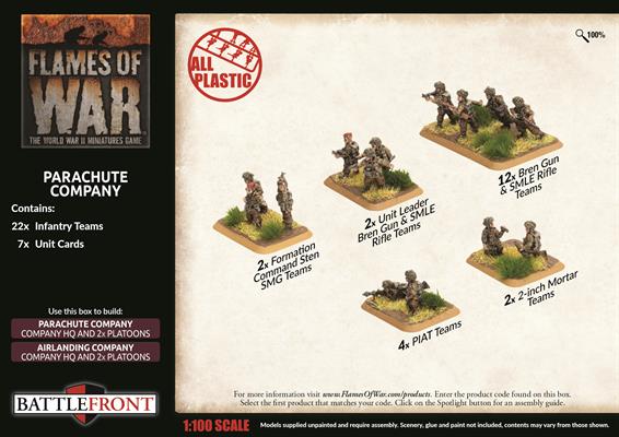 Flames of War: British Parachute Company (Late War)