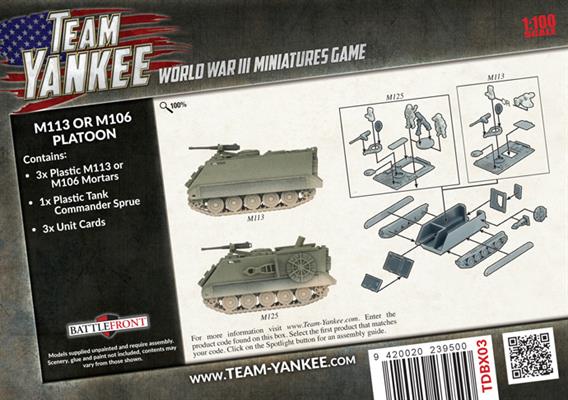 Team Yankee: M113 or M106 Platoon