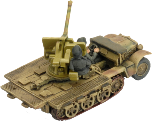 Flames of War: German SD KFZ 10/4 Light AA Platoon (Late War)