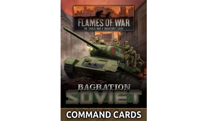 Flames of War: Bagration - Soviet Command Cards