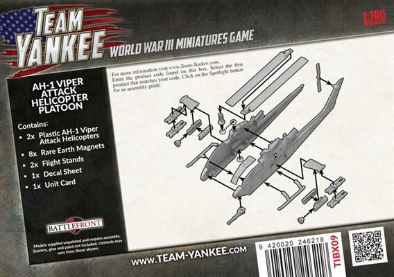 Team Yankee: AH-1 Viper Attack Helicopter Platoon