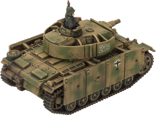 Flames of War: German Panzer III (Late) Tank Platoon (Mid War)