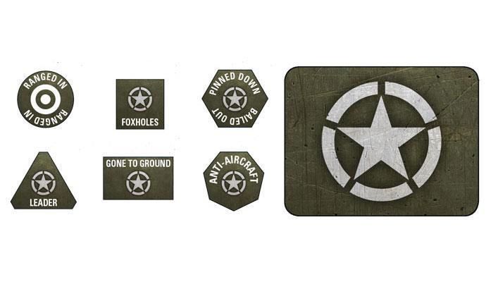Flames of War: American Tokens and Objectives