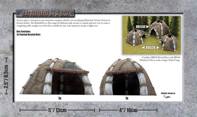Battlefield in a Box: Bestial Huts