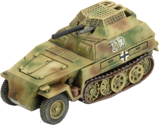Flames of War: German SD KFZ 250 Scout Troop (Late War)
