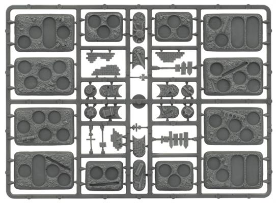 Flames of War: Soviet Plastic Bases - Rubble