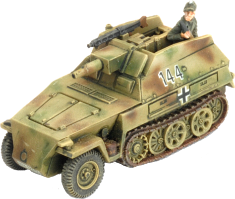 Flames of War: German SD KFZ 250 Scout Troop (Late War)