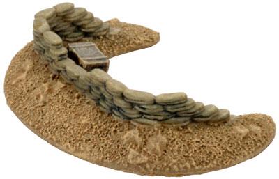 Flames of War: Desert Sandbags - Dug In Markers