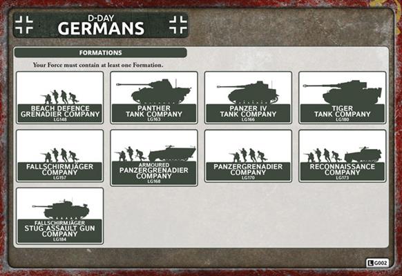 Flames of War: D-Day - German Unit Cards