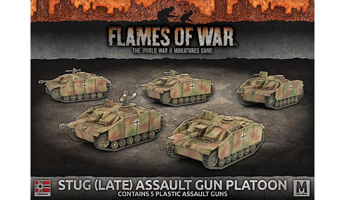 Flames of War: German StuG (Late) Assault Gun Platoon (Mid War)