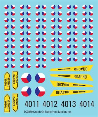 Team Yankee: Czechoslovakian Decals