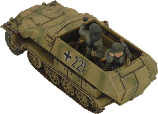 Flames of War: German SD KFZ 251 Half-Tracks (Mid War)