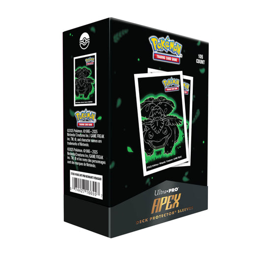 Ultra Pro Apex Sleeves - Neon Kanto Venusaur 105 CT (Copy)
