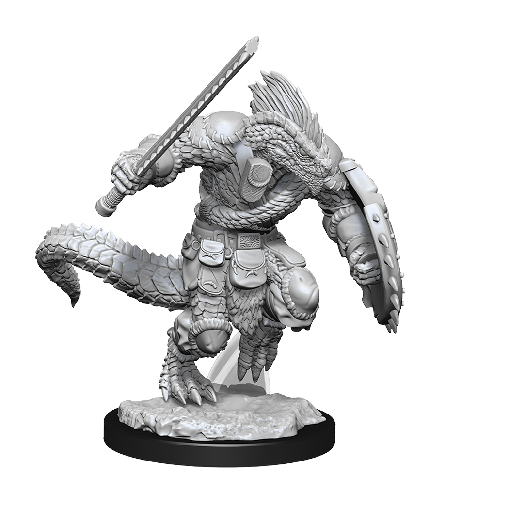 D&D: Nolzur's Marvelous Miniatures - Lizardfolk Barbarian & Lizardfolk Cleric