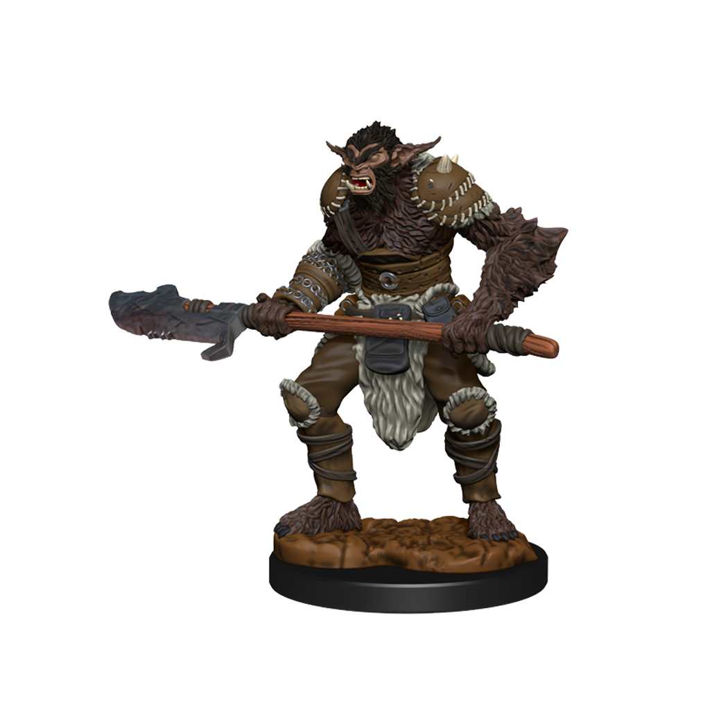 D&D: Nolzur's Marvelous Miniatures - Bugbear Barbarian Male & Bugbear Rogue Female