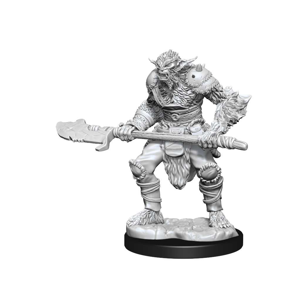 D&D: Nolzur's Marvelous Miniatures - Bugbear Barbarian Male & Bugbear Rogue Female