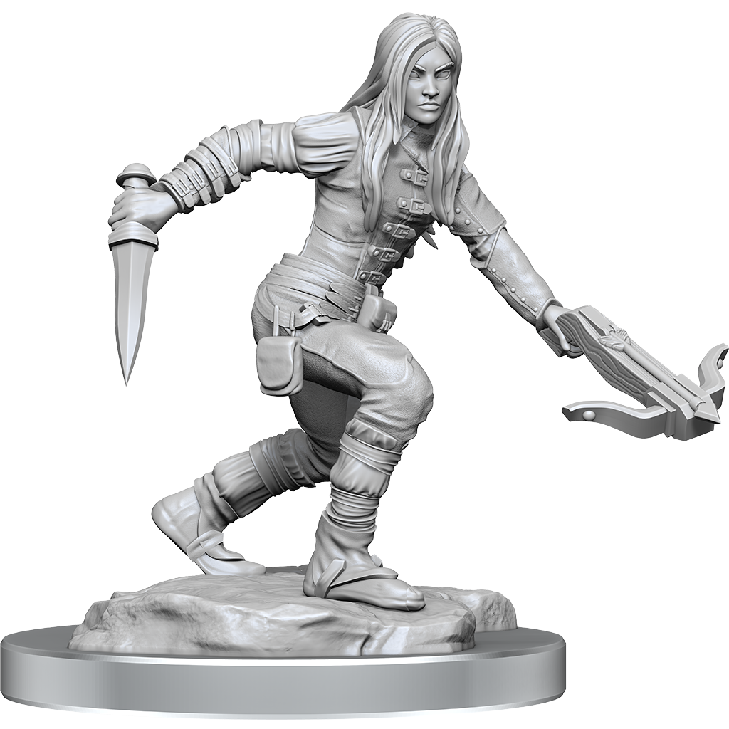 D&D: Nolzur's Marvelous Miniatures - Half-Elf Rogue Female
