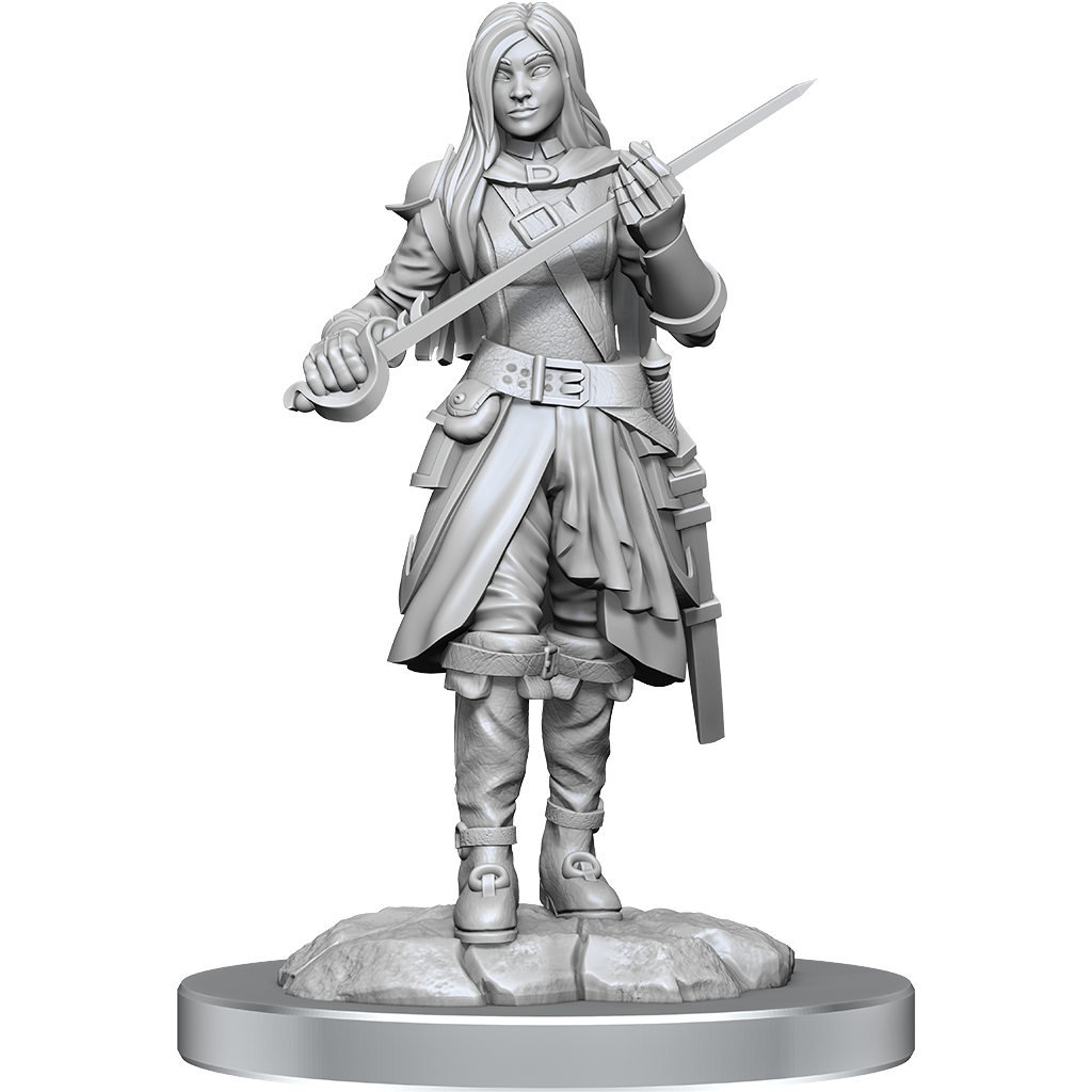 D&D: Nolzur's Marvelous Miniatures - Half-Elf Rogue Female