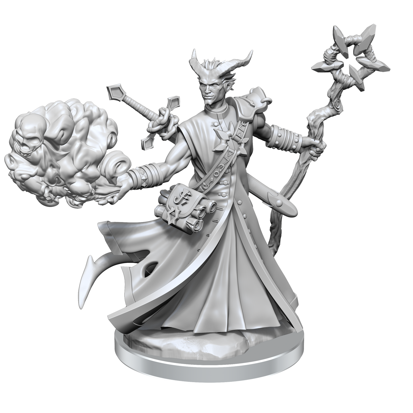 D&D: Frameworks - Tiefling Warlock Male