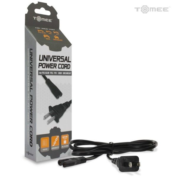 Universal Power Cord for PS4/ PS3 Slim/ PS2/ PS1/ Xbox/ Dreamcast/ Saturn