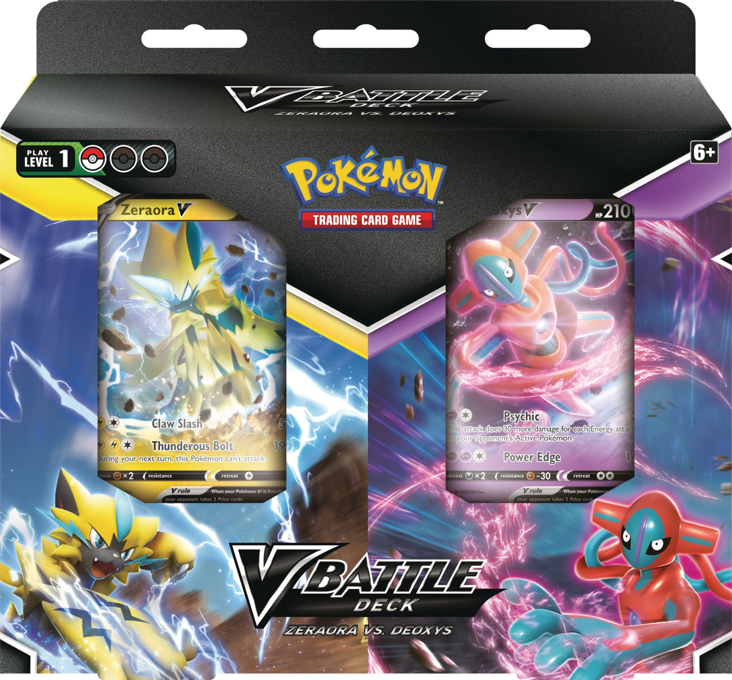 Pokemon: V Battle Deck - Zeraora vs. Deoxys Bundle