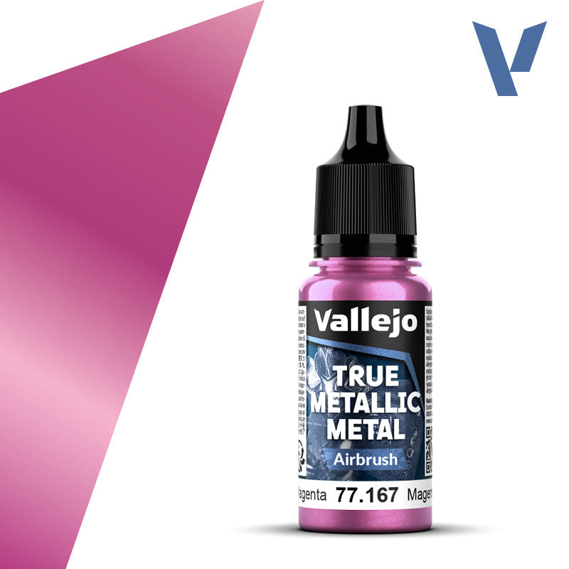 Vallejo True Metallic Metal: Crimson Magenta - Airbrush (18 ml)