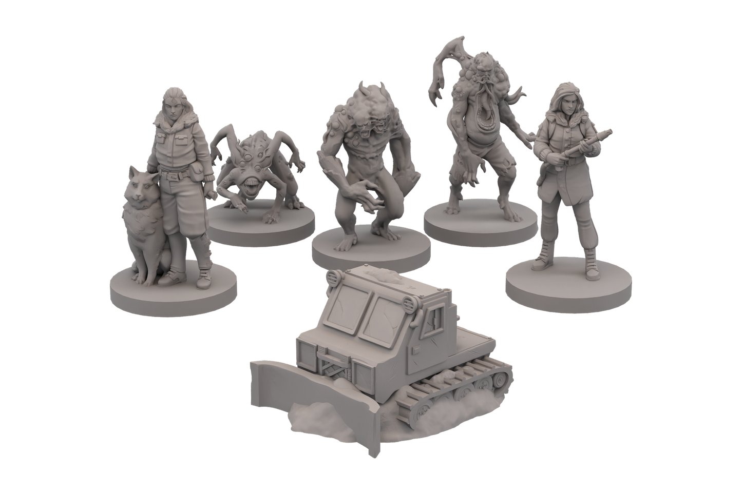 Final Girl: Panic at Station 2891 - Miniatures